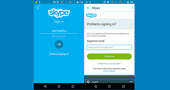 how to change skype password on android how to change skype password on android